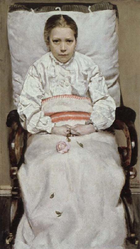 Christian Krohg sick girl